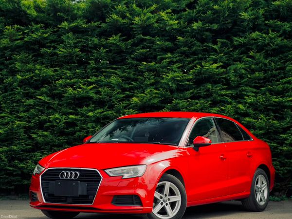Audi A3 Saloon, Petrol, 2017, Red