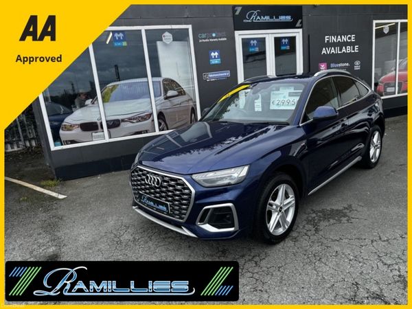 Audi Q5 SUV, Petrol Plug-in Hybrid, 2023, Blue