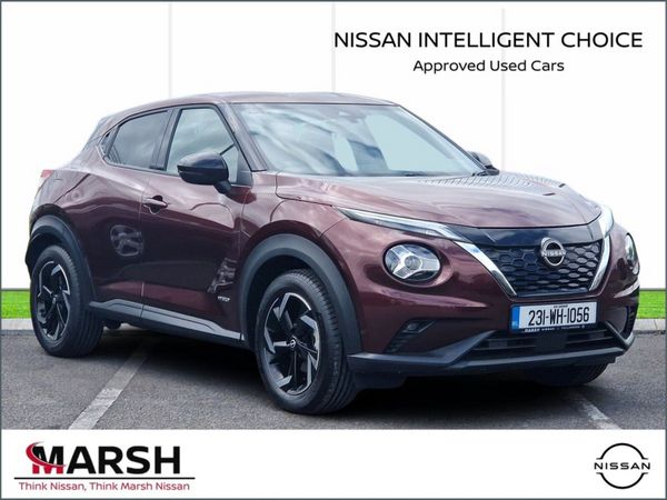 Nissan Juke SUV, Petrol Hybrid, 2023, Red