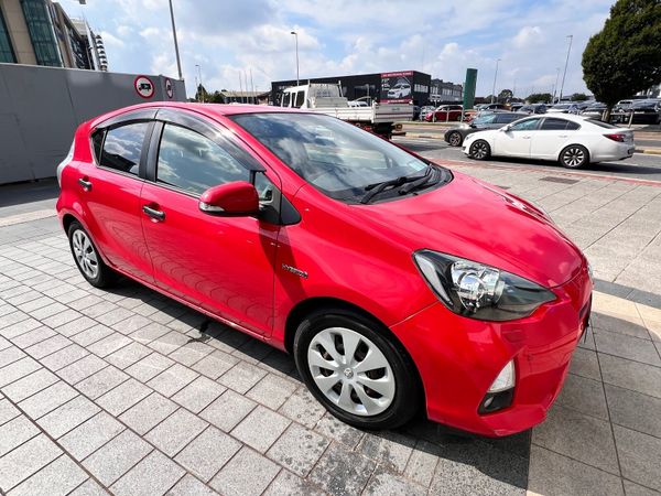 Toyota Aqua Hatchback, Petrol Hybrid, 2012, Red