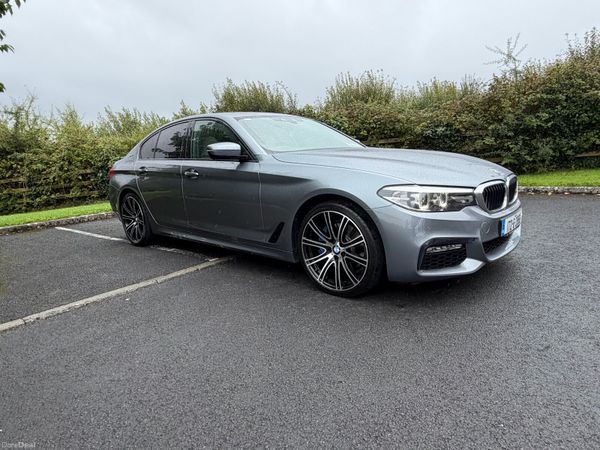 BMW 5-Series Saloon, Petrol Plug-in Hybrid, 2017, Blue