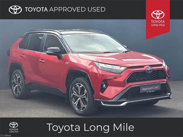 Toyota RAV4 SUV, Petrol Plug-in Hybrid, 2022, Red