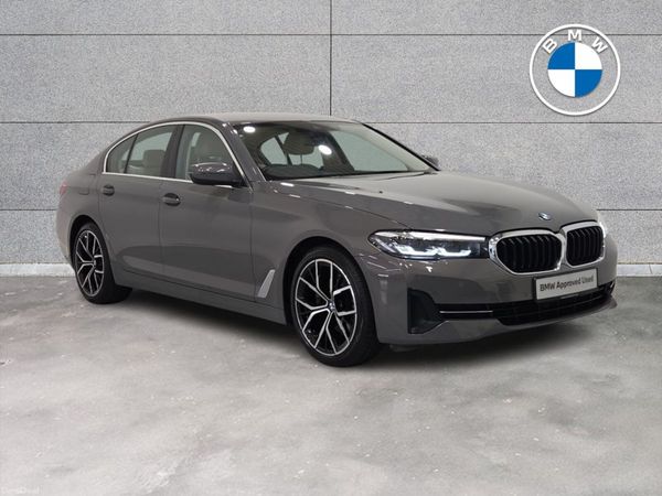 BMW 5-Series Saloon, Diesel Hybrid, 2022, Grey