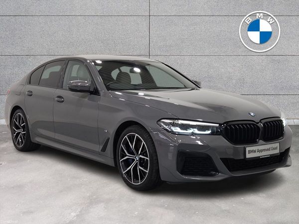 BMW 5-Series Saloon, Petrol Plug-in Hybrid, 2021, Grey