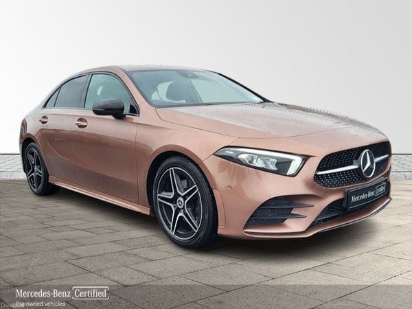 Mercedes-Benz A-Class Saloon, Diesel, 2022, Gold