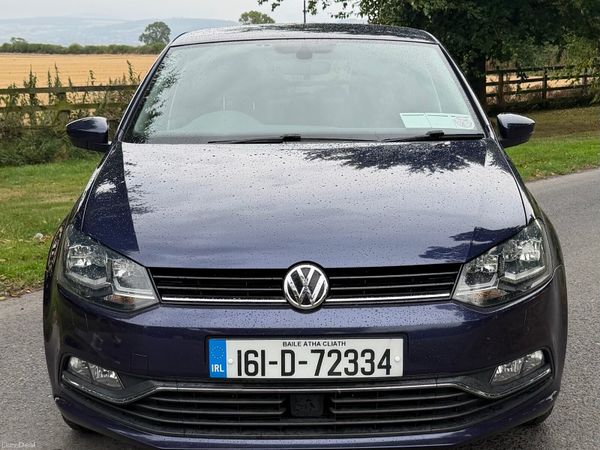 Volkswagen Polo Hatchback, Petrol, 2016, Blue