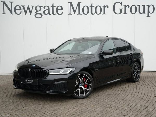 BMW 5-Series Saloon, Petrol Plug-in Hybrid, 2022, Black
