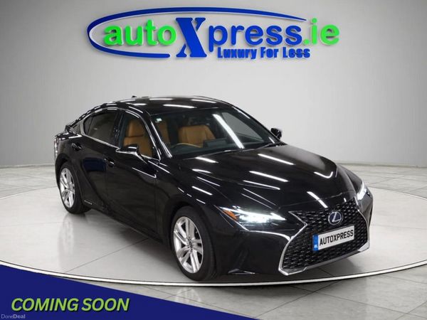 Lexus IS Saloon, Petrol Hybrid, 2021, Black