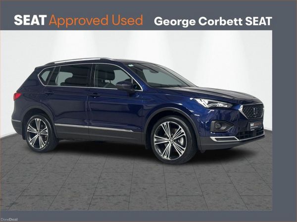SEAT Tarraco Estate, Petrol Plug-in Hybrid, 2022, Blue