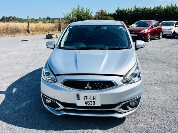 Mitsubishi Mirage Hatchback, Petrol, 2017, Silver