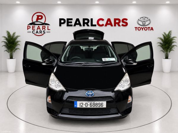 Toyota Aqua Hatchback, Petrol Hybrid, 2012, Black