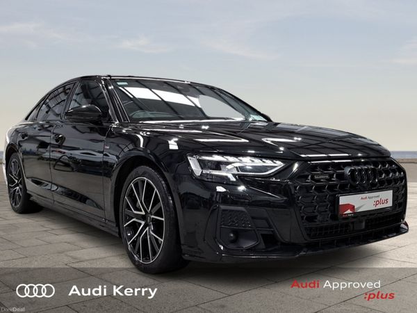 Audi A8 Saloon, Petrol Plug-in Hybrid, 2023, Black