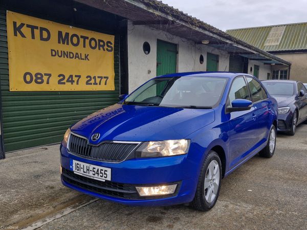 Skoda Rapid Saloon, Petrol, 2016, Blue