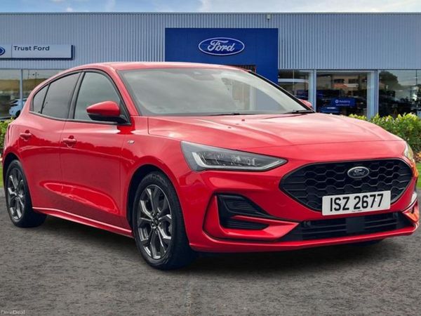 Ford Focus Hatchback, Petrol Hybrid, 2024, Red
