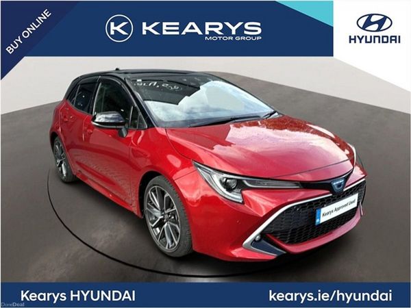 Toyota Corolla Hatchback, Petrol Hybrid, 2021, Red