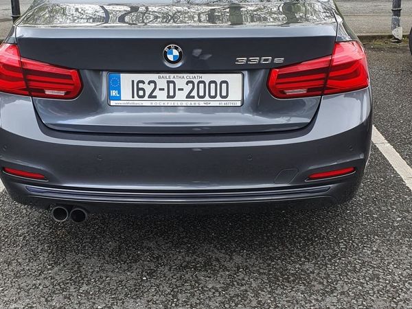 BMW 3-Series Saloon, Petrol Plug-in Hybrid, 2016, Grey