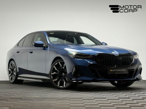 BMW 5-Series Saloon, Petrol Plug-in Hybrid, 2024, Blue