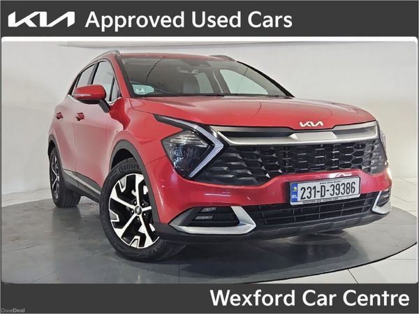 Kia Sportage SUV, Diesel Hybrid, 2023, Red