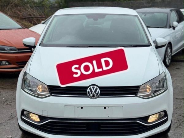Volkswagen Polo Hatchback, Petrol, 2015, White