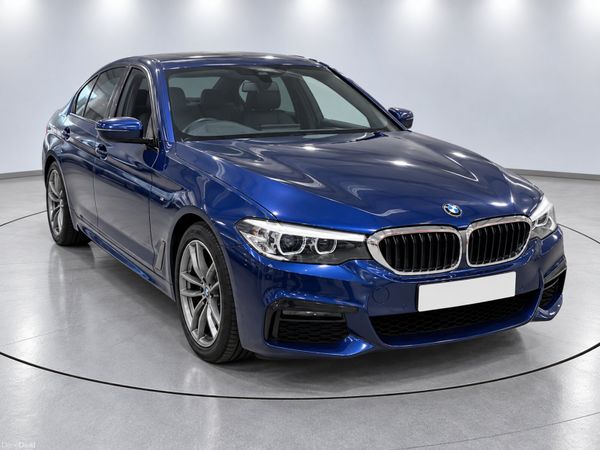 BMW 5-Series Saloon, Diesel, 2019, Blue