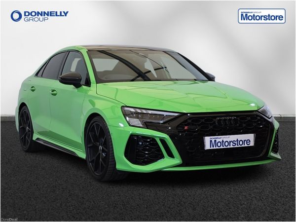 Audi RS3 Saloon, Petrol, 2023, Green