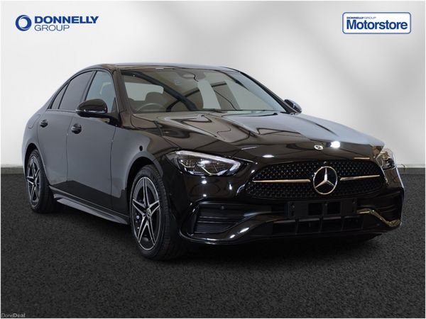 Mercedes-Benz C-Class Saloon, Petrol Hybrid, 2025, Black