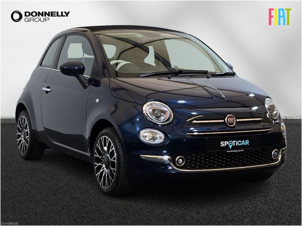 Fiat 500 Convertible, Petrol, 2024, Blue