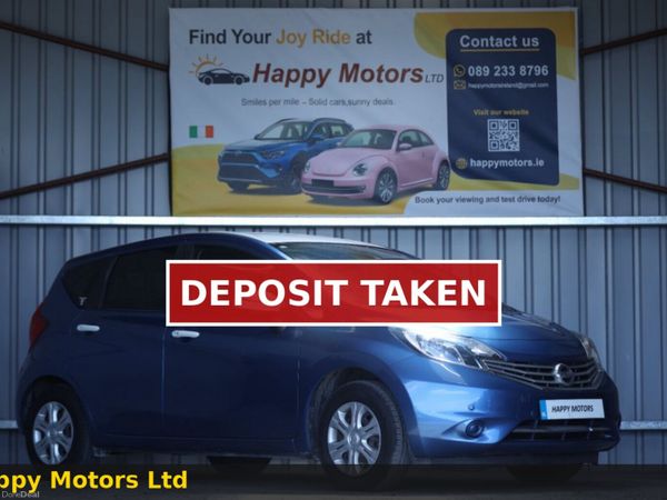 Nissan Note Hatchback, Petrol, 2015, Blue