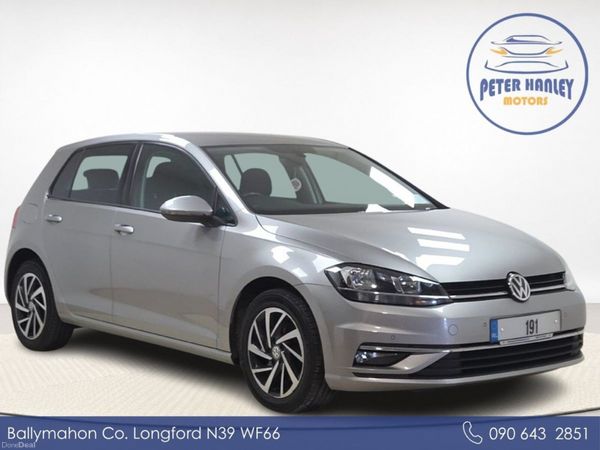 Volkswagen Golf Hatchback, Diesel, 2019, Silver
