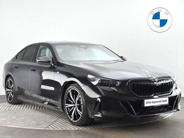 BMW 5-Series Saloon, Petrol Plug-in Hybrid, 2024, Black