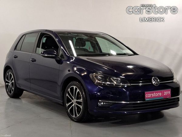 Volkswagen Golf Hatchback, Petrol, 2019, Blue