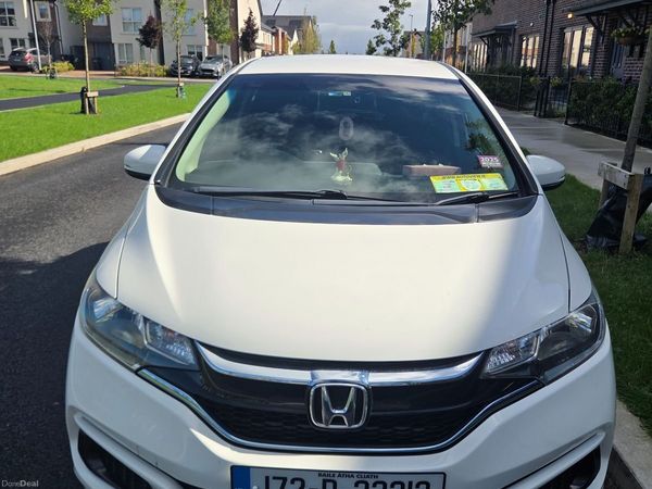 Honda Fit Hatchback, Petrol Hybrid, 2017, White