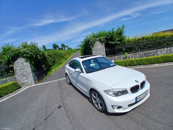 BMW 1-Series Coupe, Diesel, 2013, White