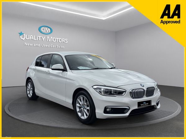 BMW 1-Series Hatchback, Petrol, 2016, White