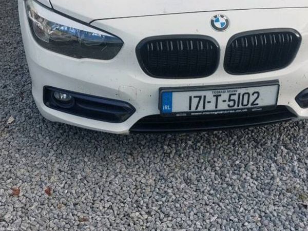 BMW 1-Series Hatchback, Diesel, 2017, White