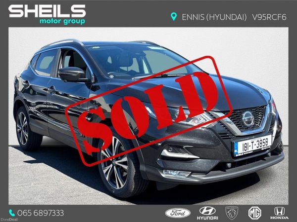 Nissan Qashqai Hatchback, Diesel, 2018, Black