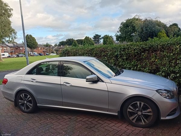 Mercedes-Benz E-Class Saloon, Diesel Hybrid, 2014, Silver