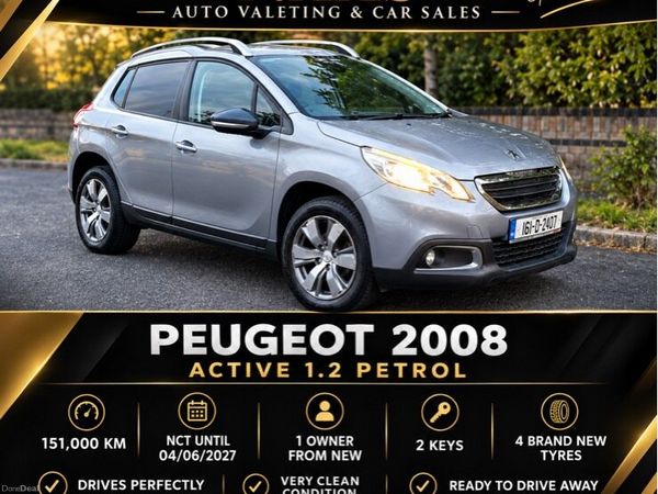 Peugeot 2008 SUV, Petrol, 2016, Grey