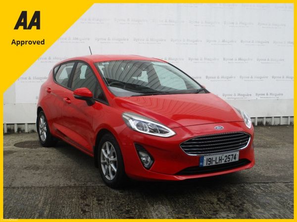 Ford Fiesta Hatchback, Petrol, 2019, Red