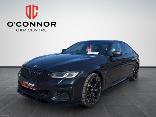 BMW 5-Series Saloon, Petrol Plug-in Hybrid, 2023, Black