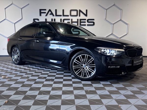 BMW 5-Series Saloon, Petrol, 2018, Black