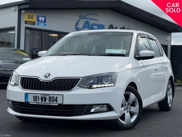 Skoda Fabia Hatchback, Petrol, 2018, White
