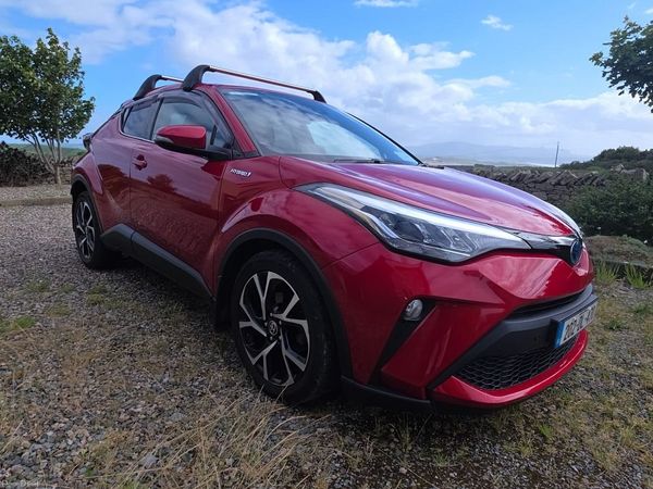 Toyota C-HR Hatchback, Petrol Hybrid, 2020, Red