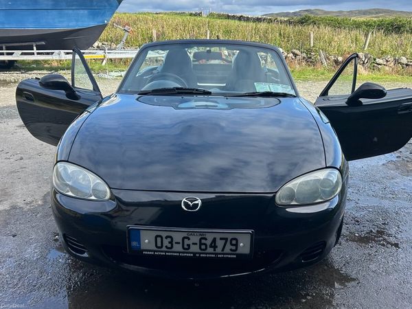 Mazda MX-5 Convertible, Petrol, 2003, Black