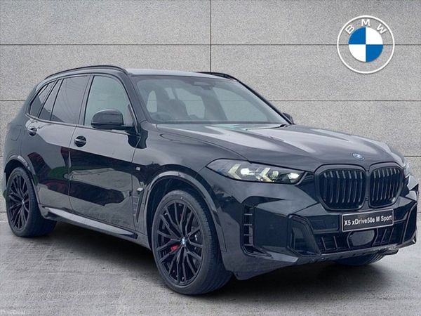 BMW X5 SUV, Petrol Plug-in Hybrid, 2026, Black