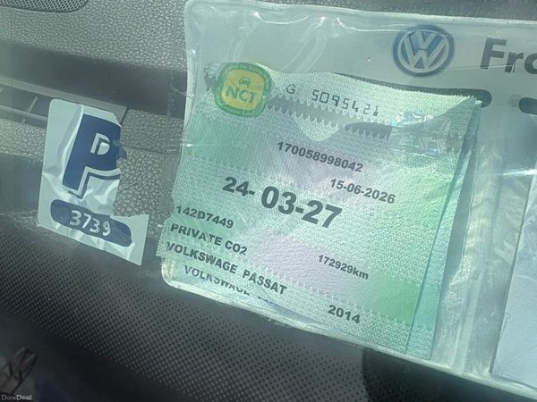 Volkswagen Passat Saloon, Diesel, 2014, Black
