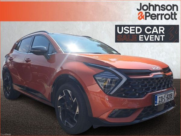 Kia Sportage SUV, Diesel Hybrid, 2023, Orange