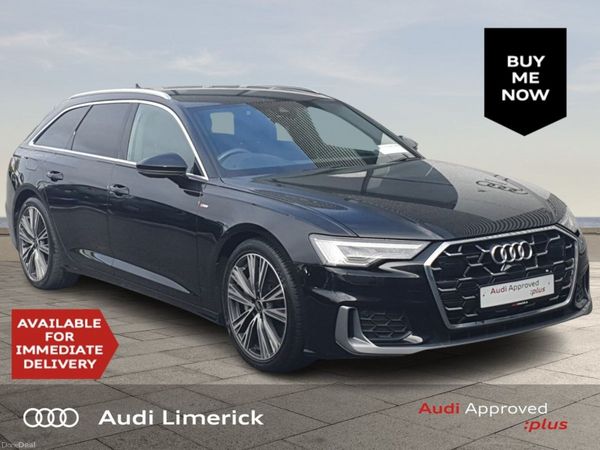 Audi A6 Estate, Petrol Plug-in Hybrid, 2024, Black