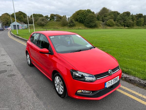 Volkswagen Polo Hatchback, Petrol, 2017, Red