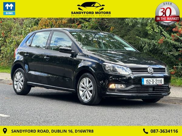 Volkswagen Polo Hatchback, Petrol, 2015, Black